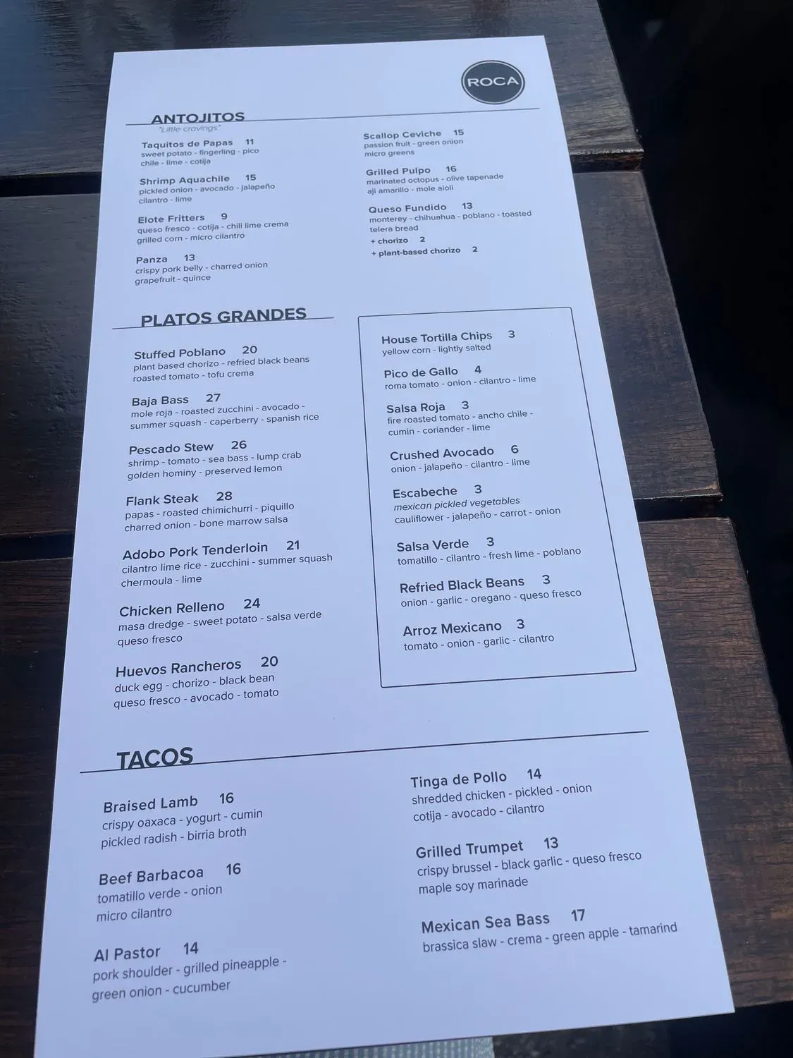 Menu 2