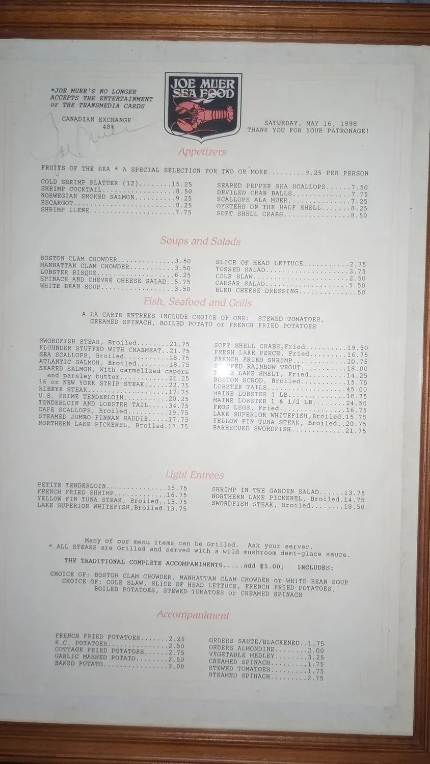 Menu 4