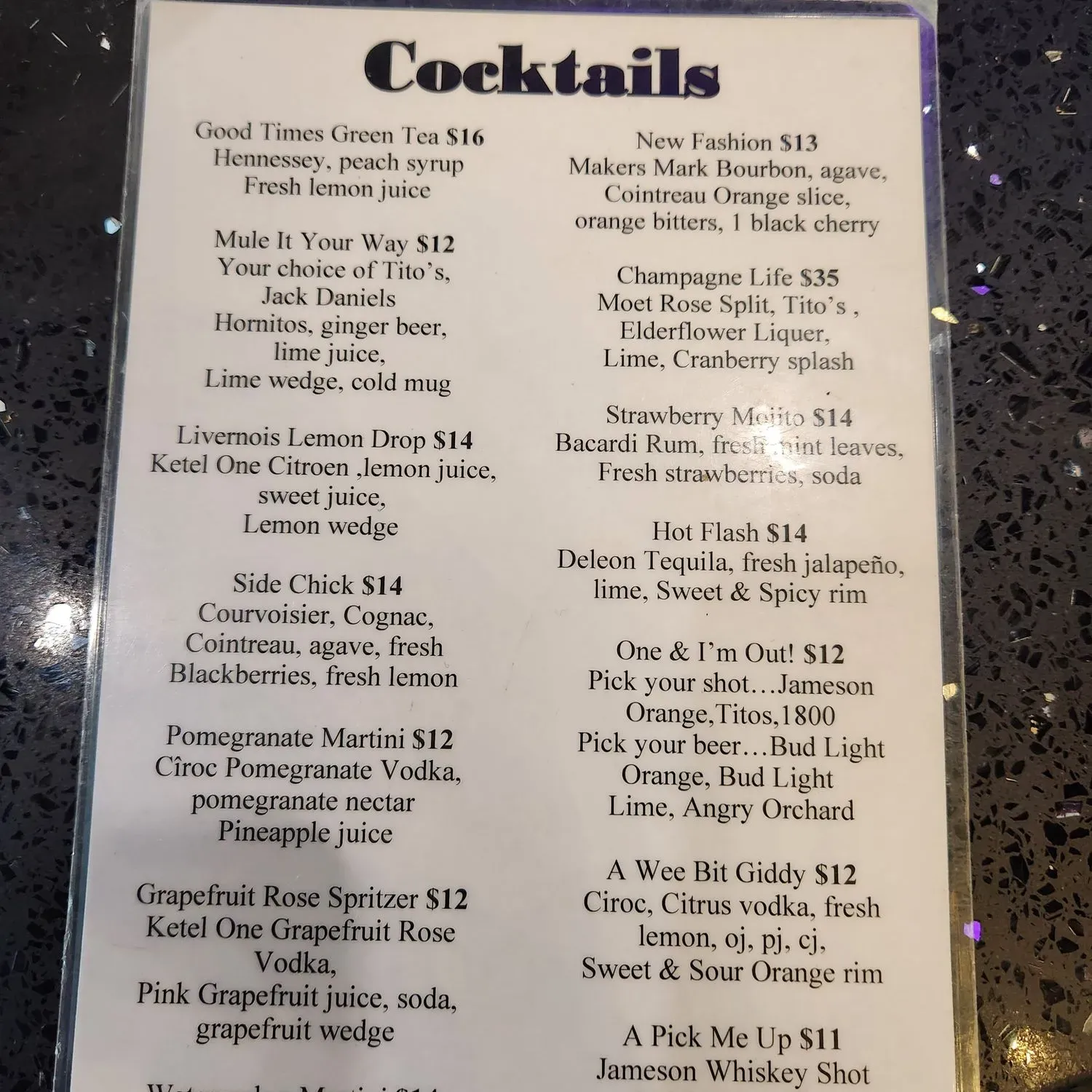 Menu 2