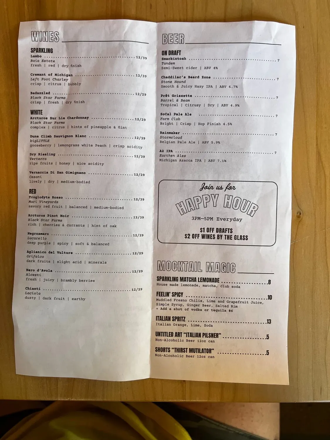 Menu 6