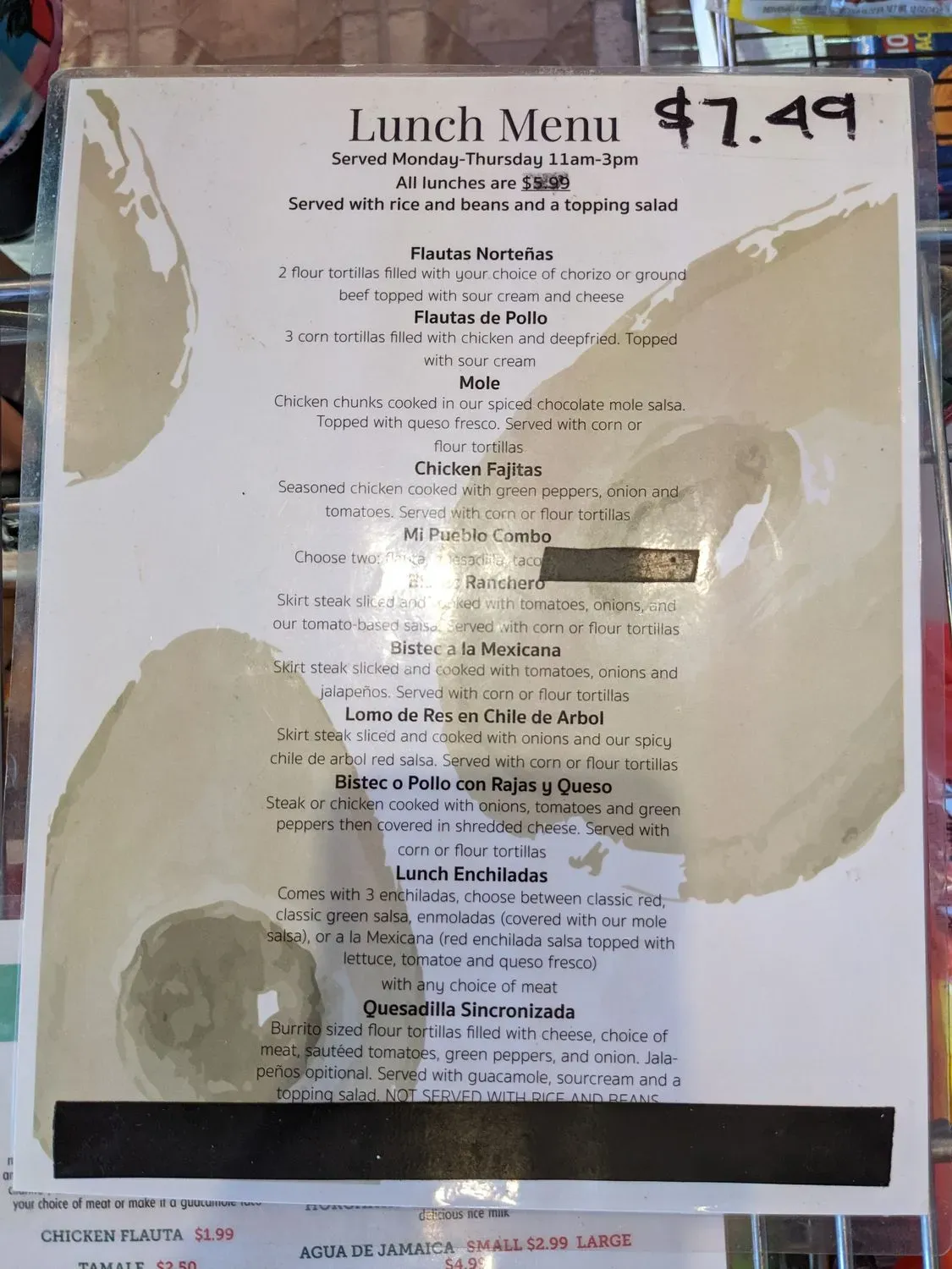 Menu 6