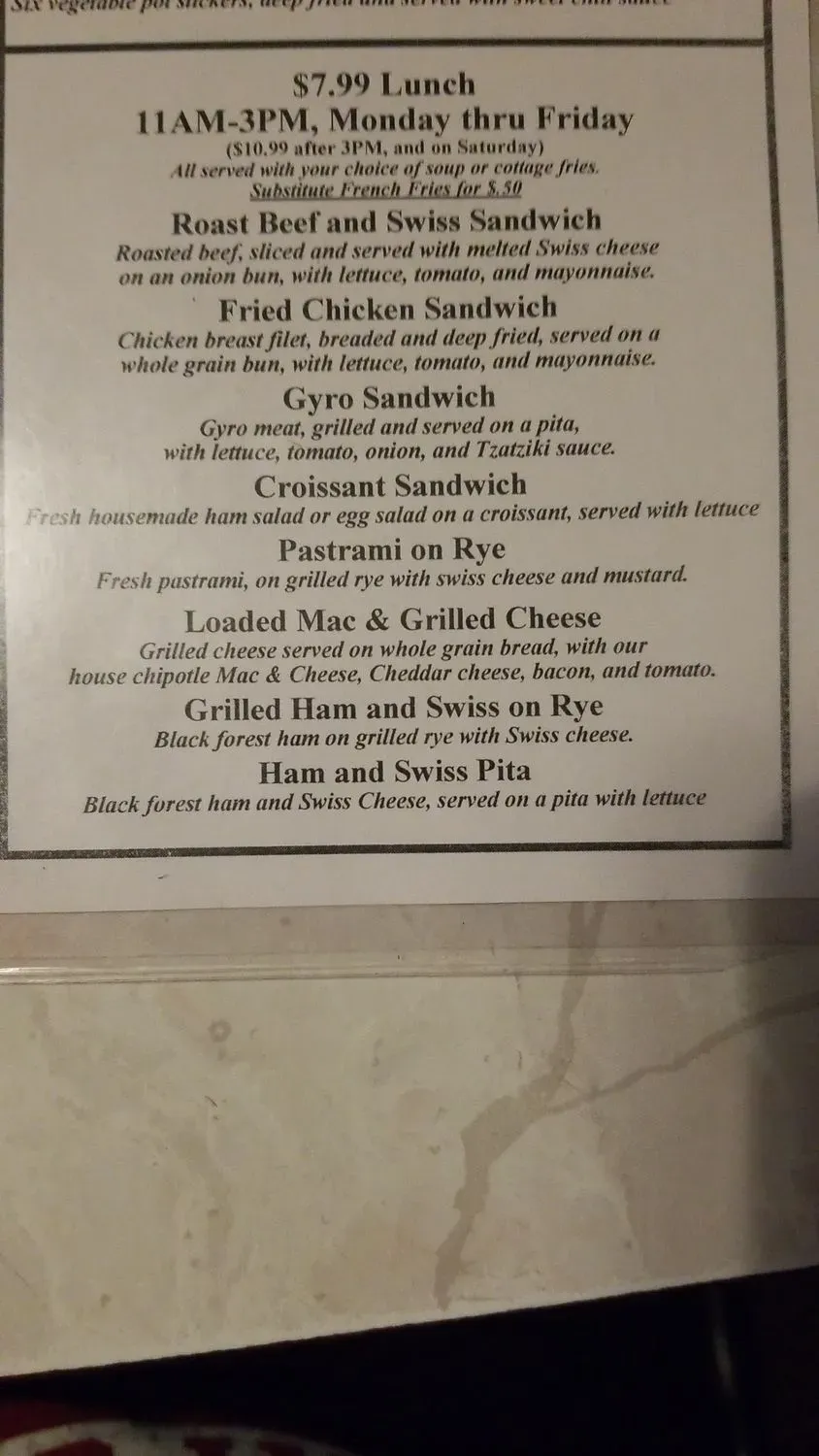 Menu 2