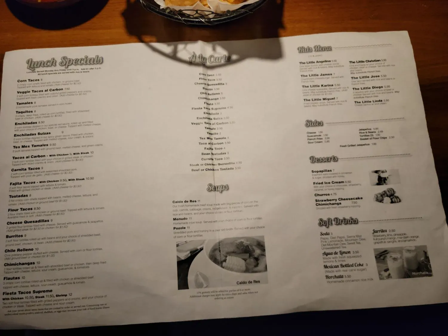 Menu 4