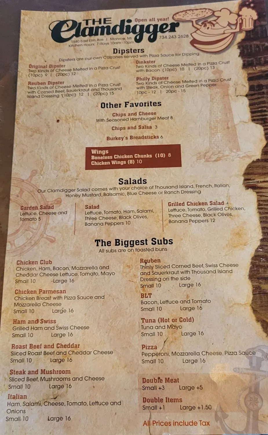 Menu 6