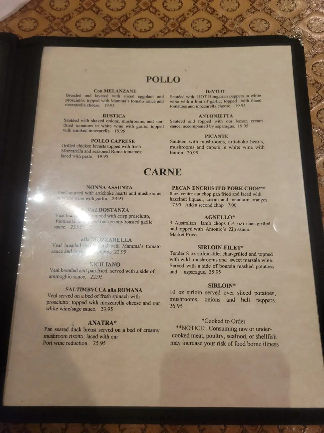 Menu 2