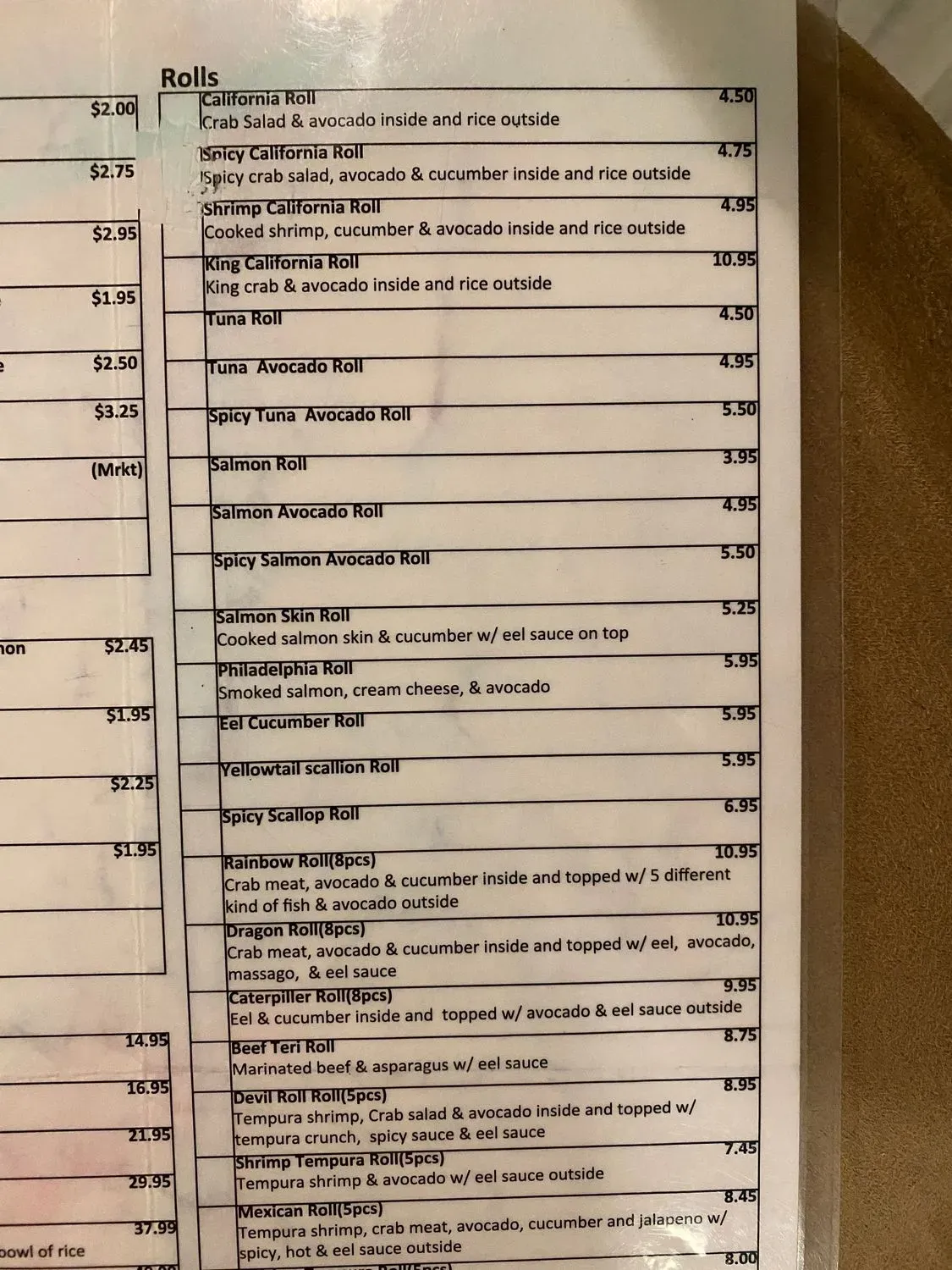 Menu 4