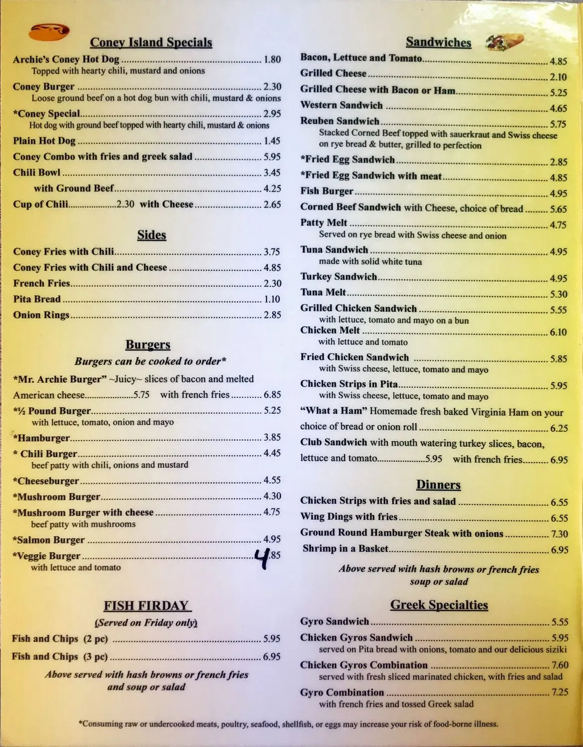 Menu 2