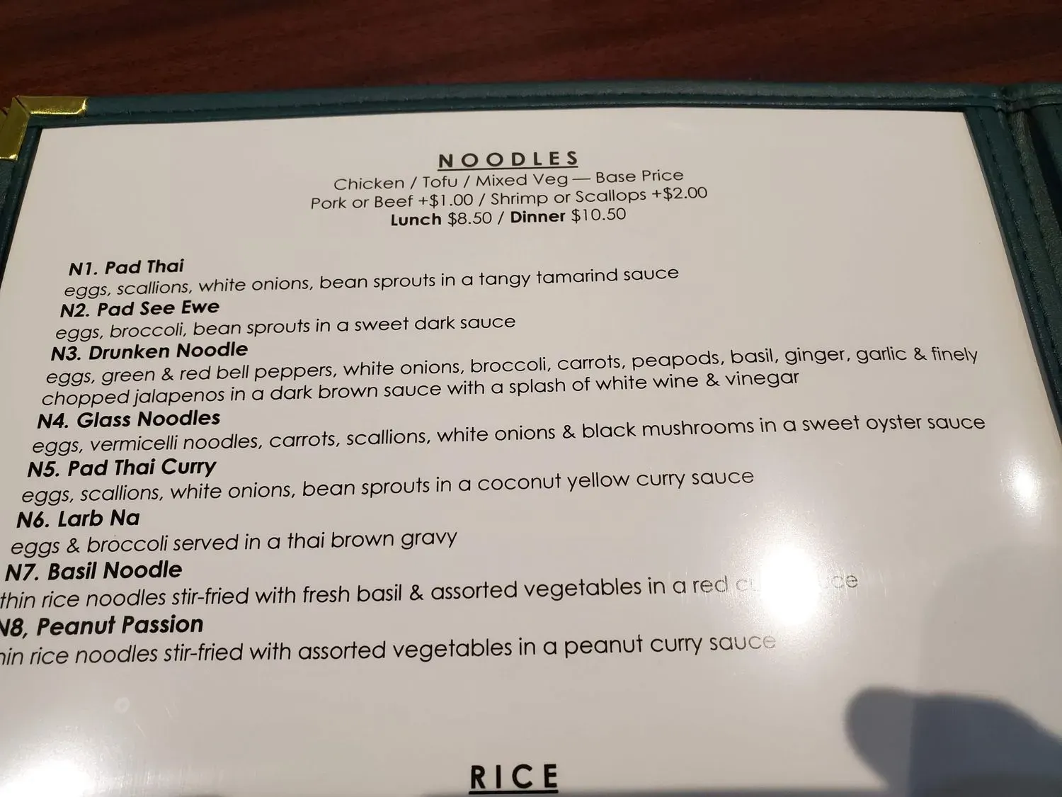 Menu 4