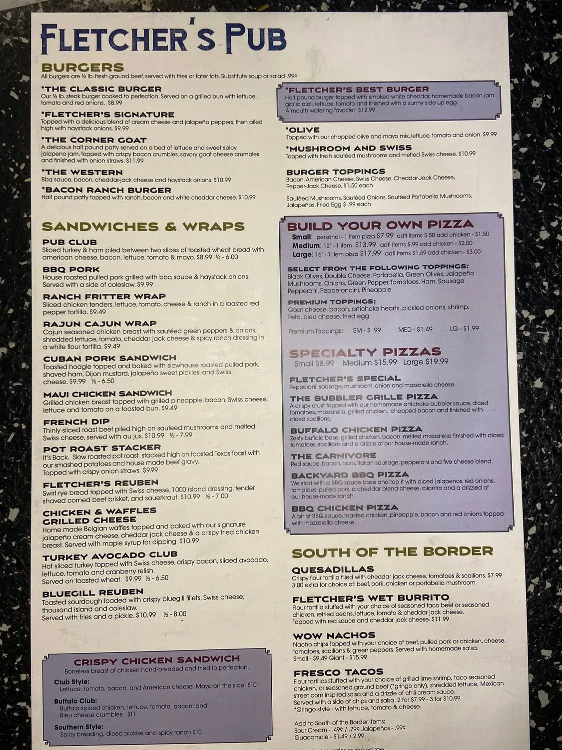 Menu 2