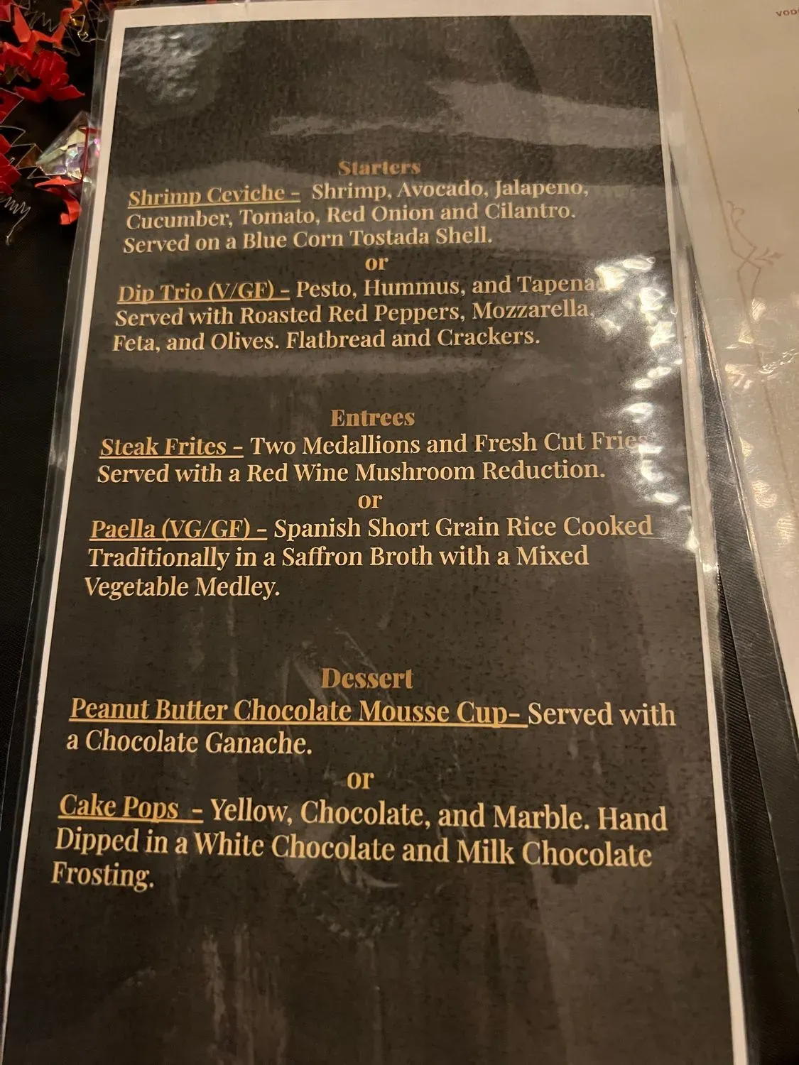 Menu 4