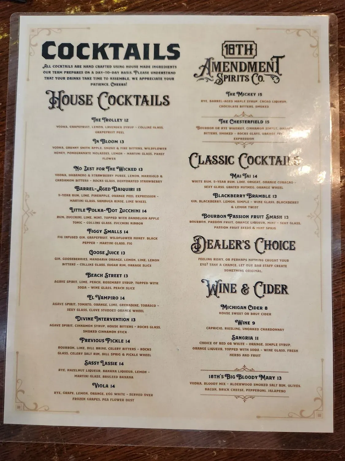 Menu 6