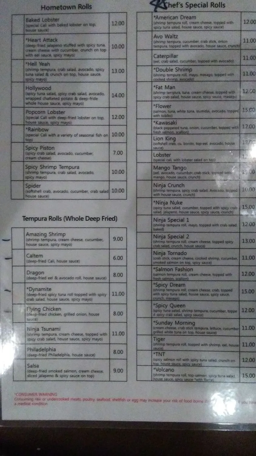 Menu 4