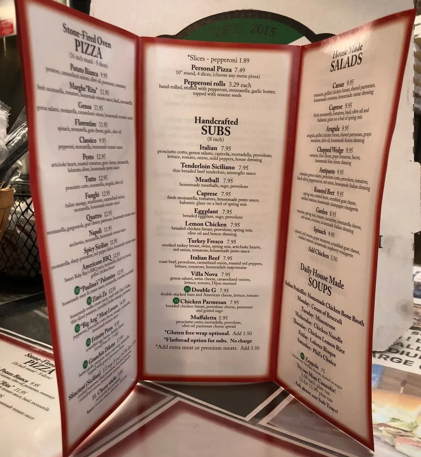 Menu 4