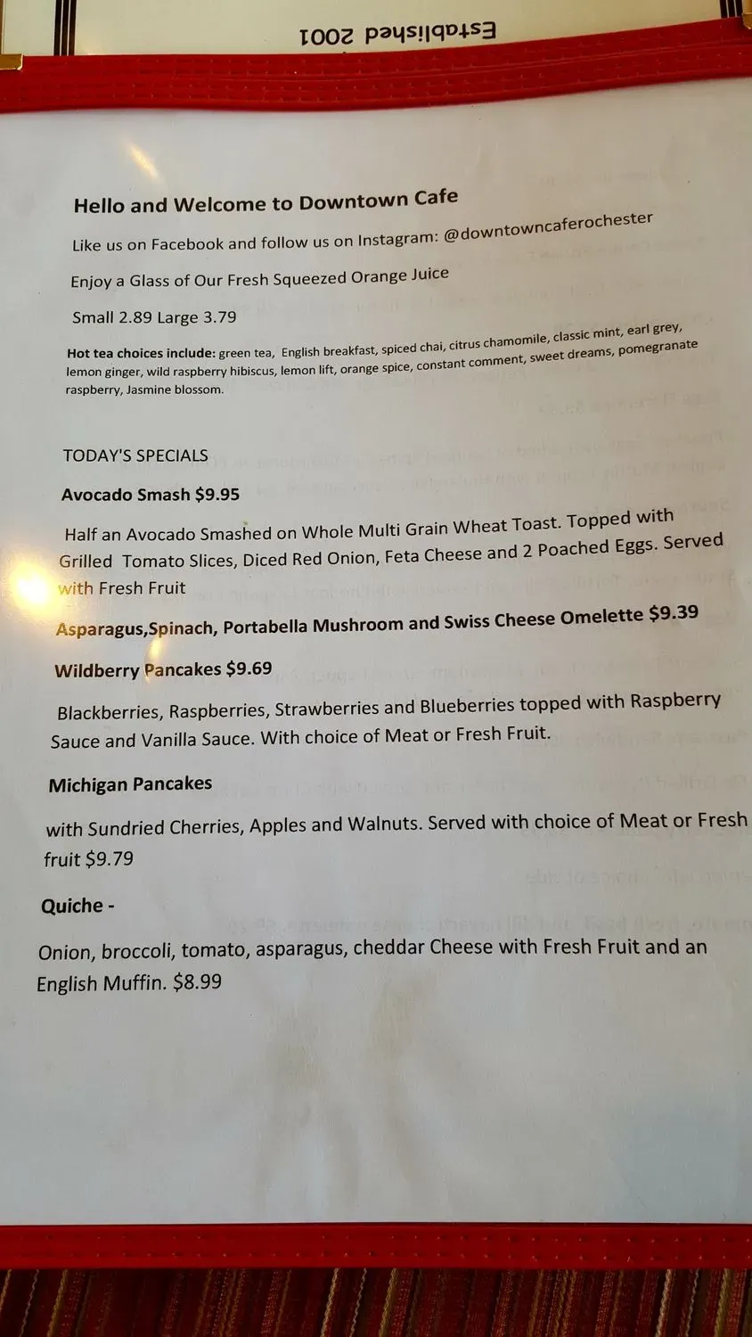 Menu 4