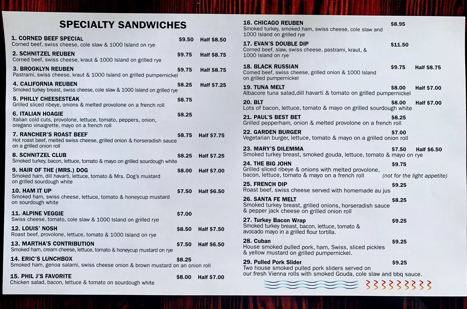 Menu 3