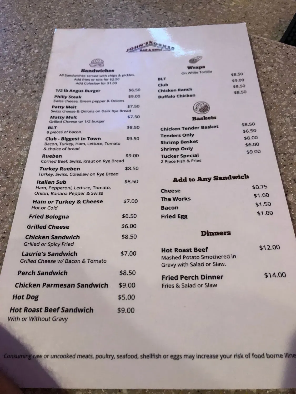 Menu 3