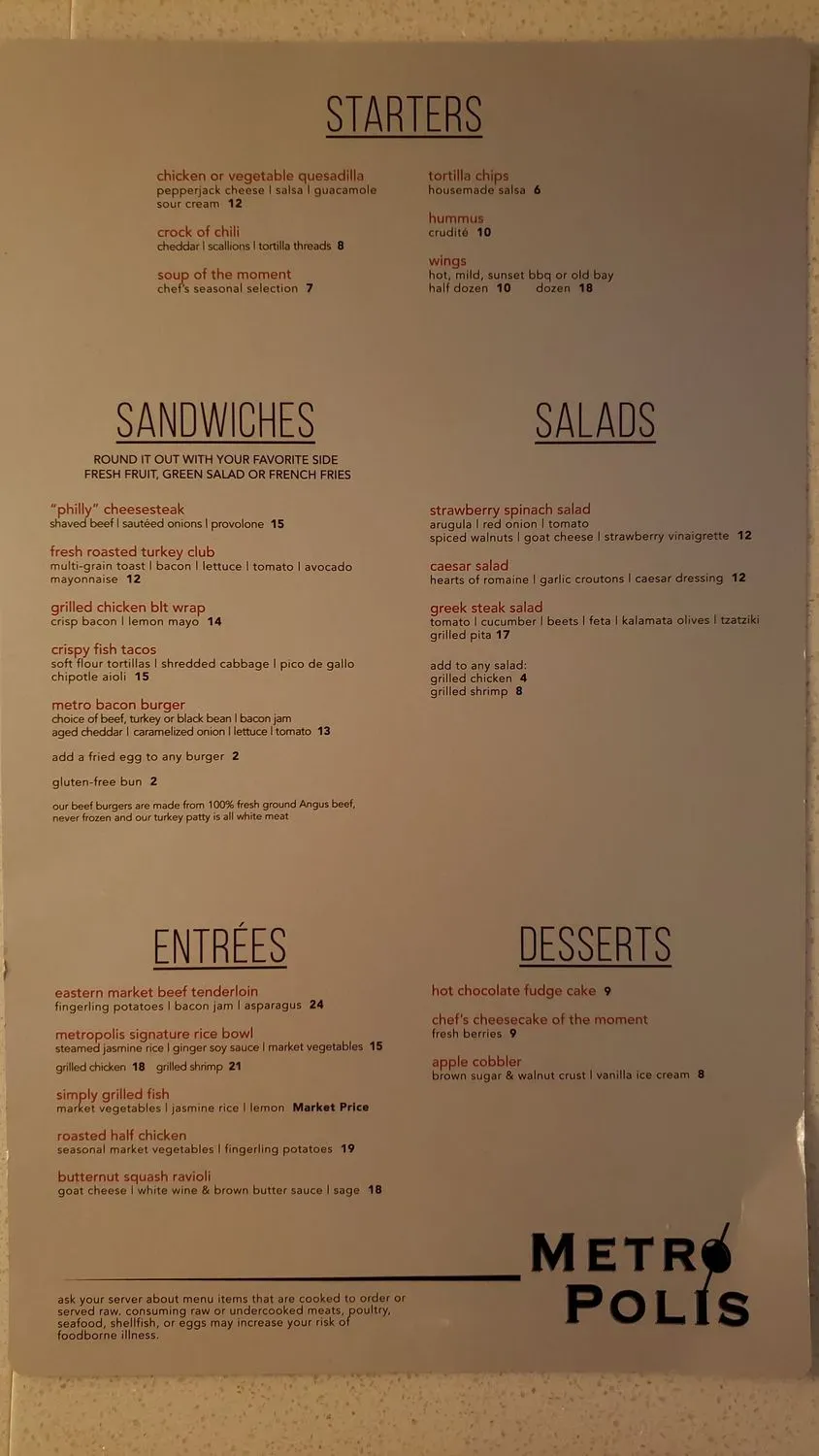 Menu 4