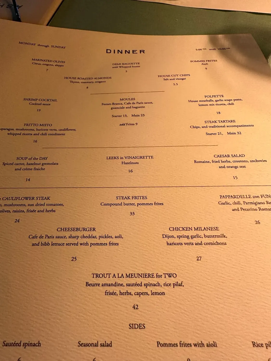 Menu 4