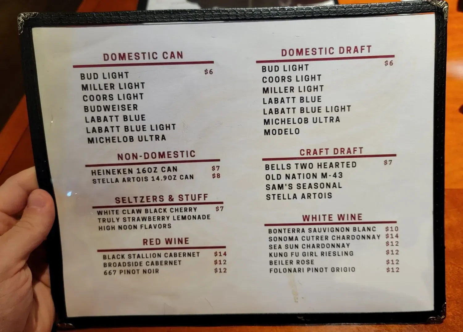 Menu 2