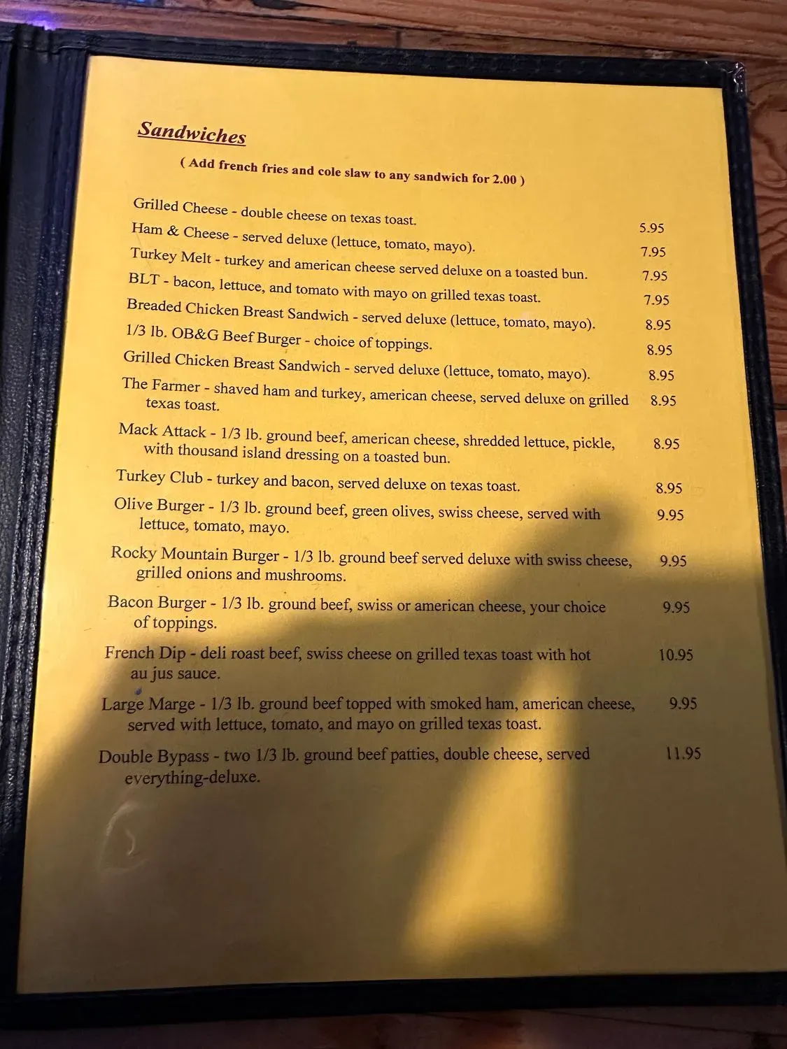 Menu 3