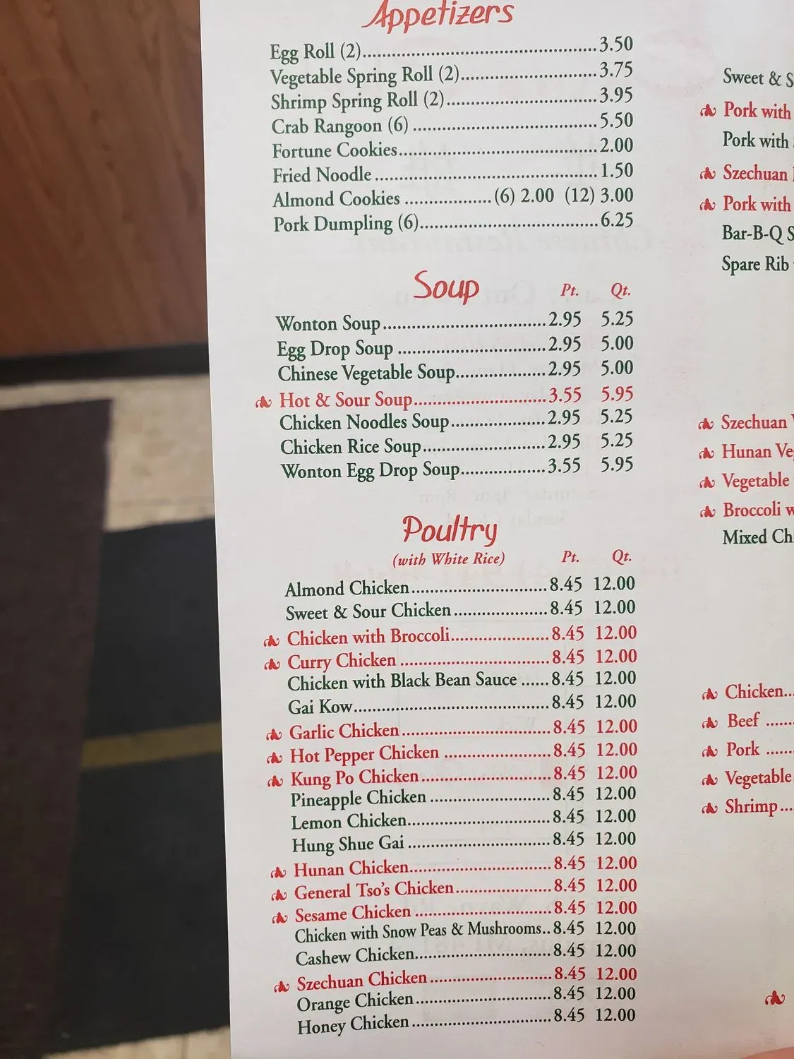 Menu 5