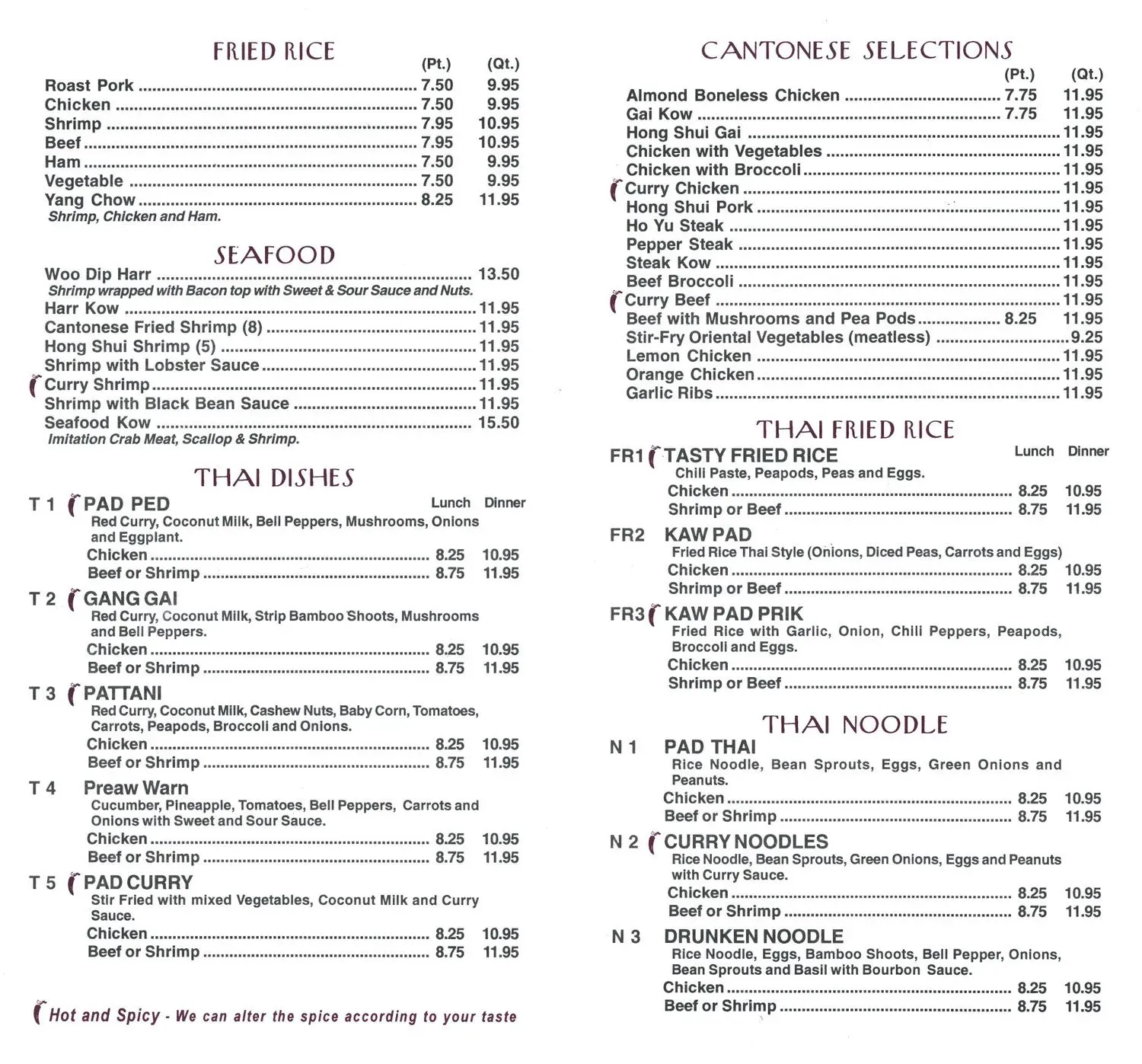 Menu 2