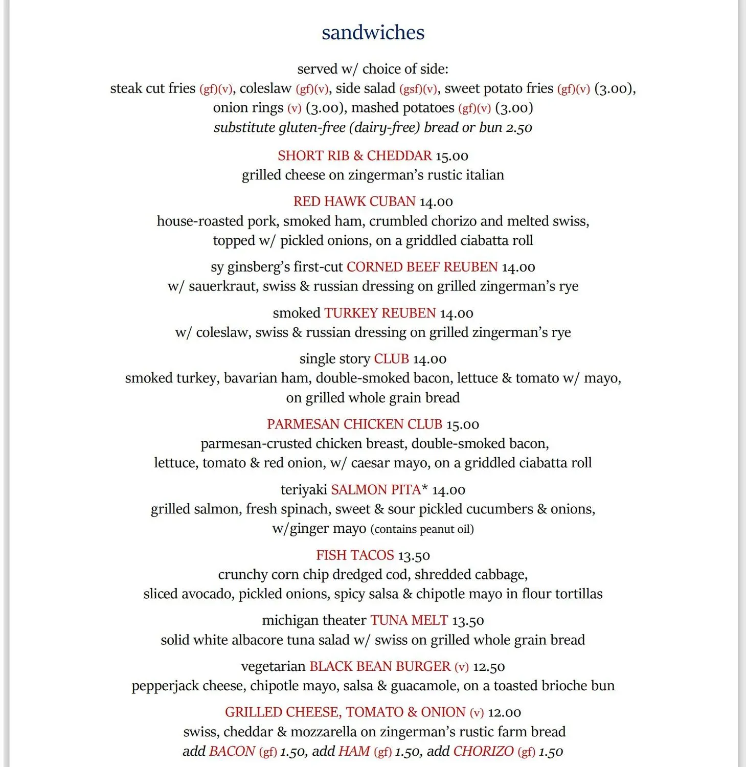 Menu 3