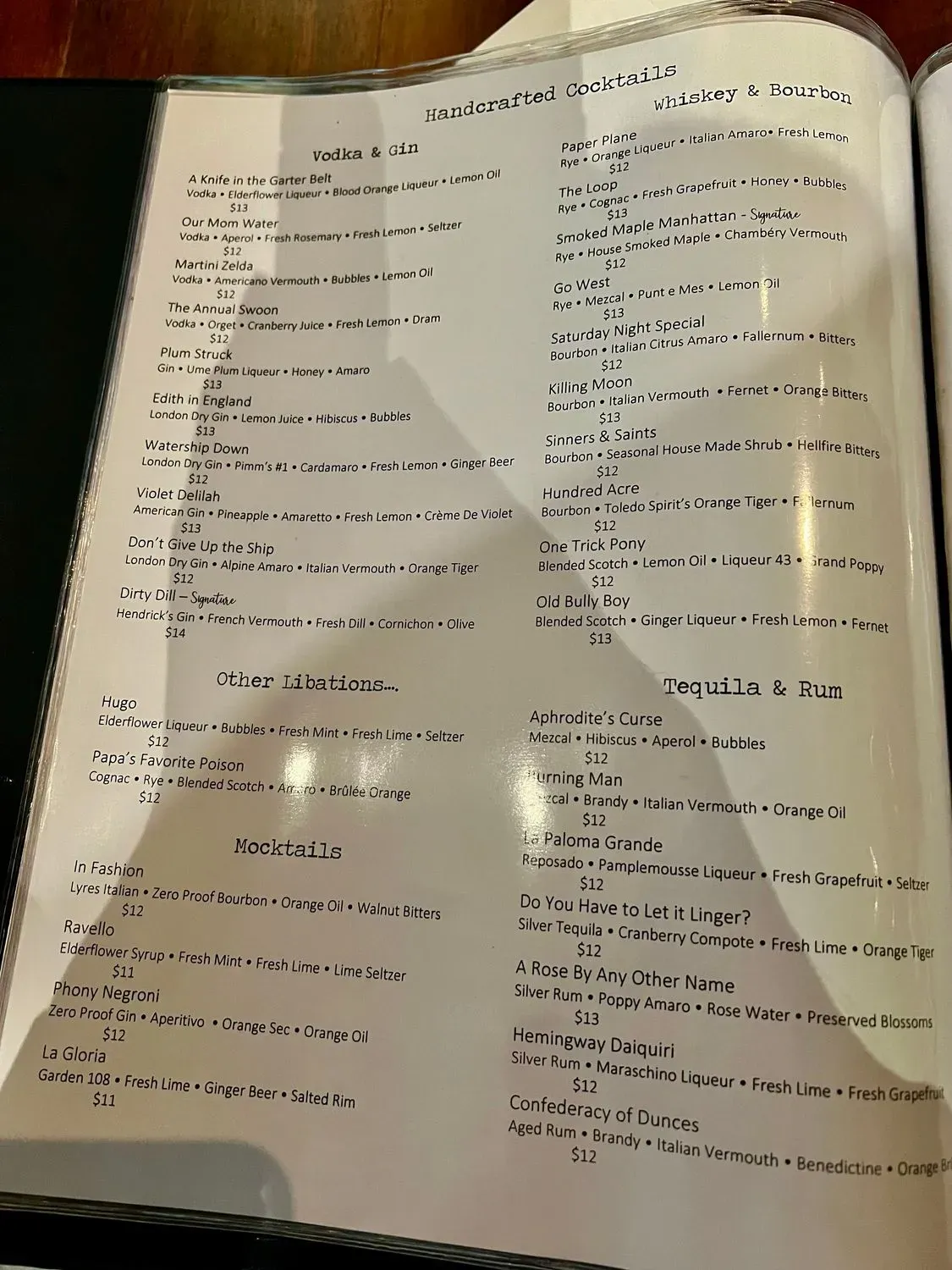 Menu 5