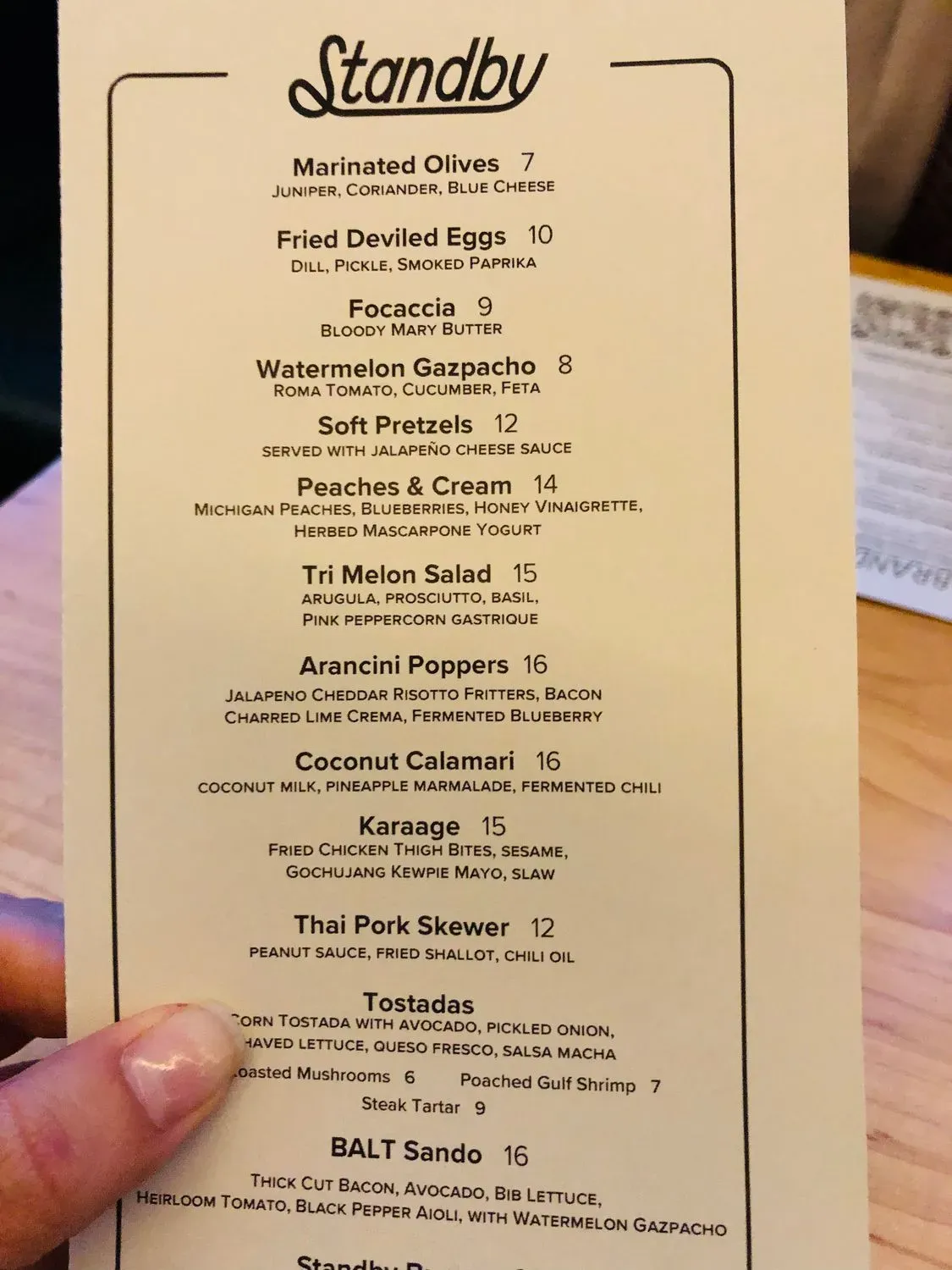 Menu 5