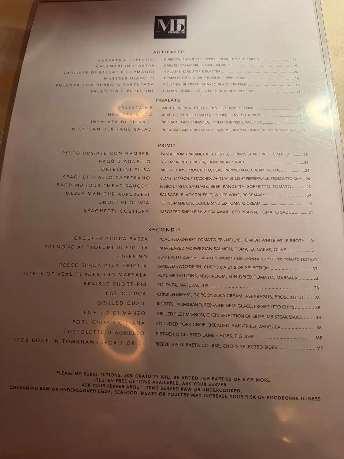 Menu 6