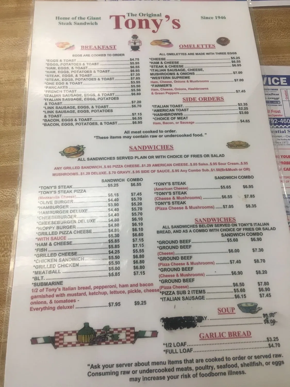 Menu 6