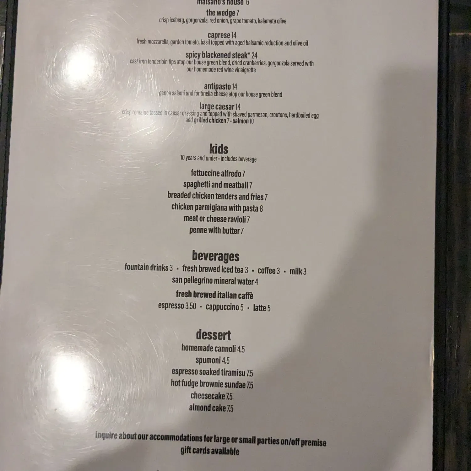 Menu 3