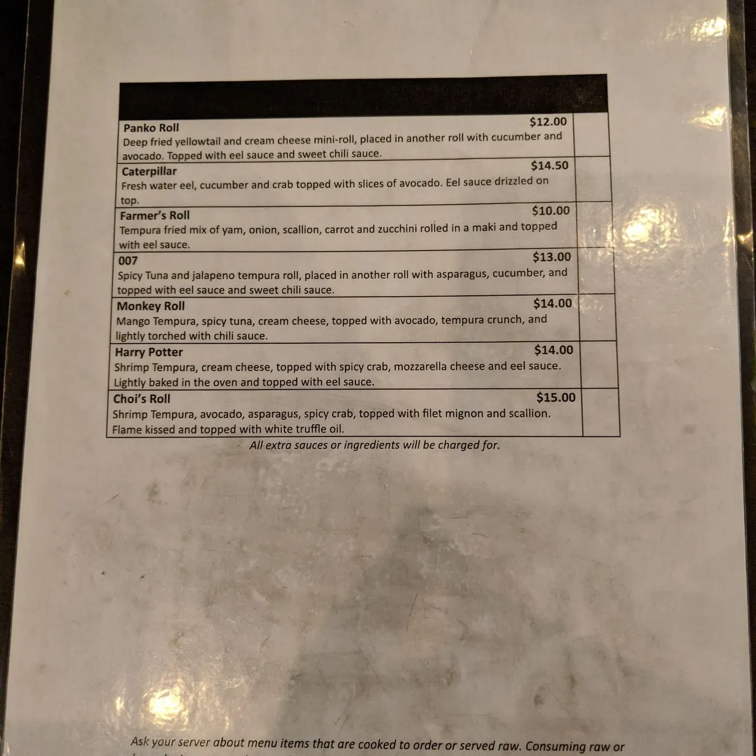 Menu 3