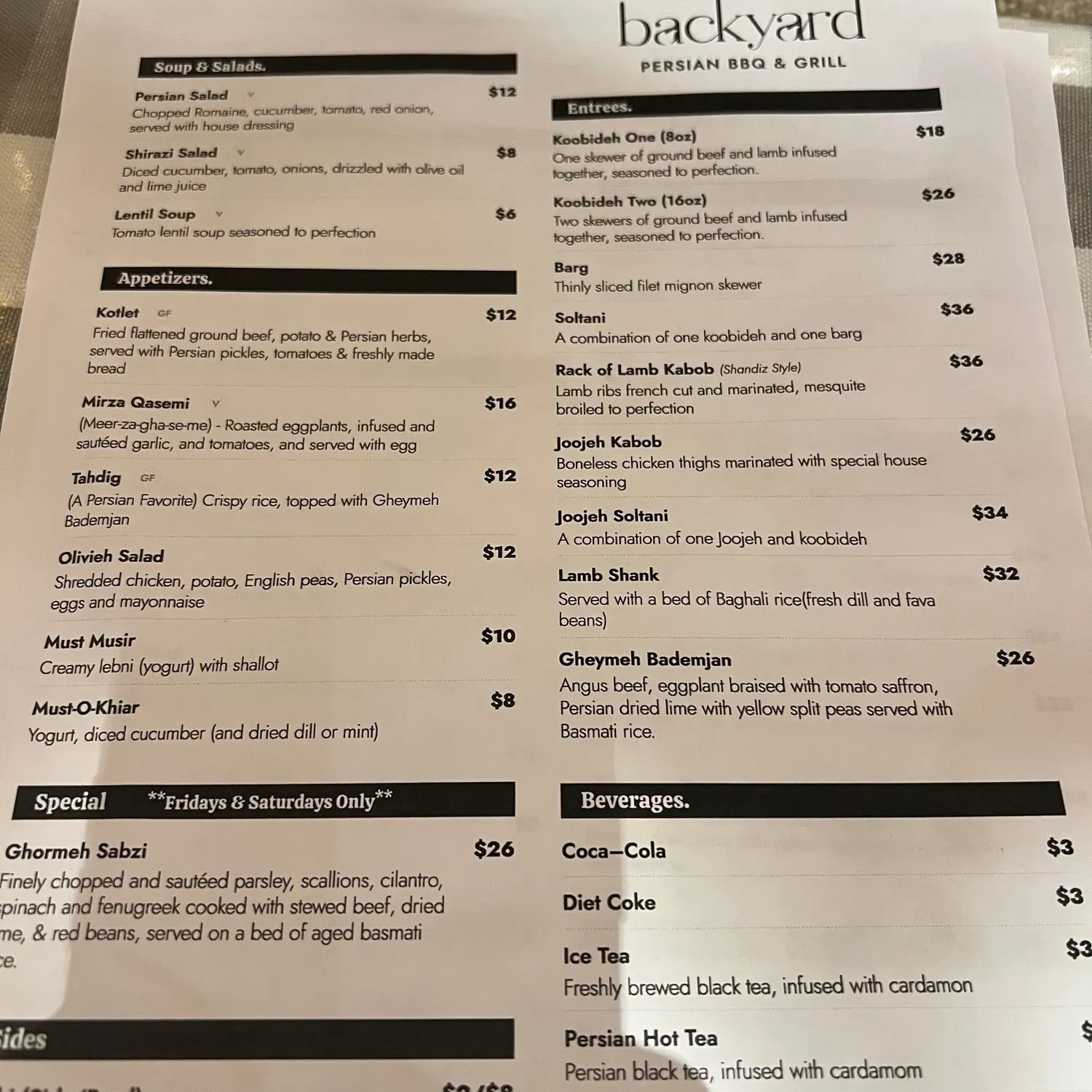 Menu 3