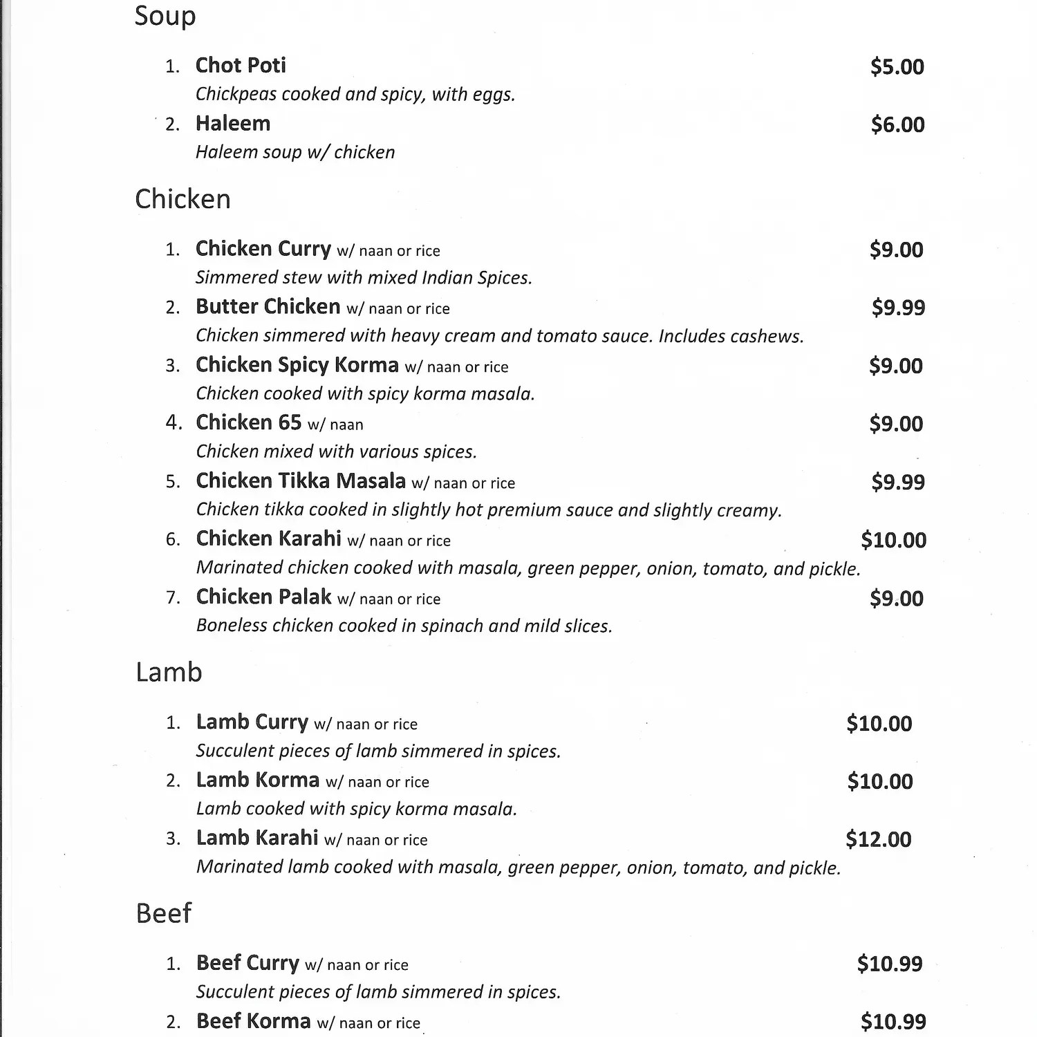 Menu 3