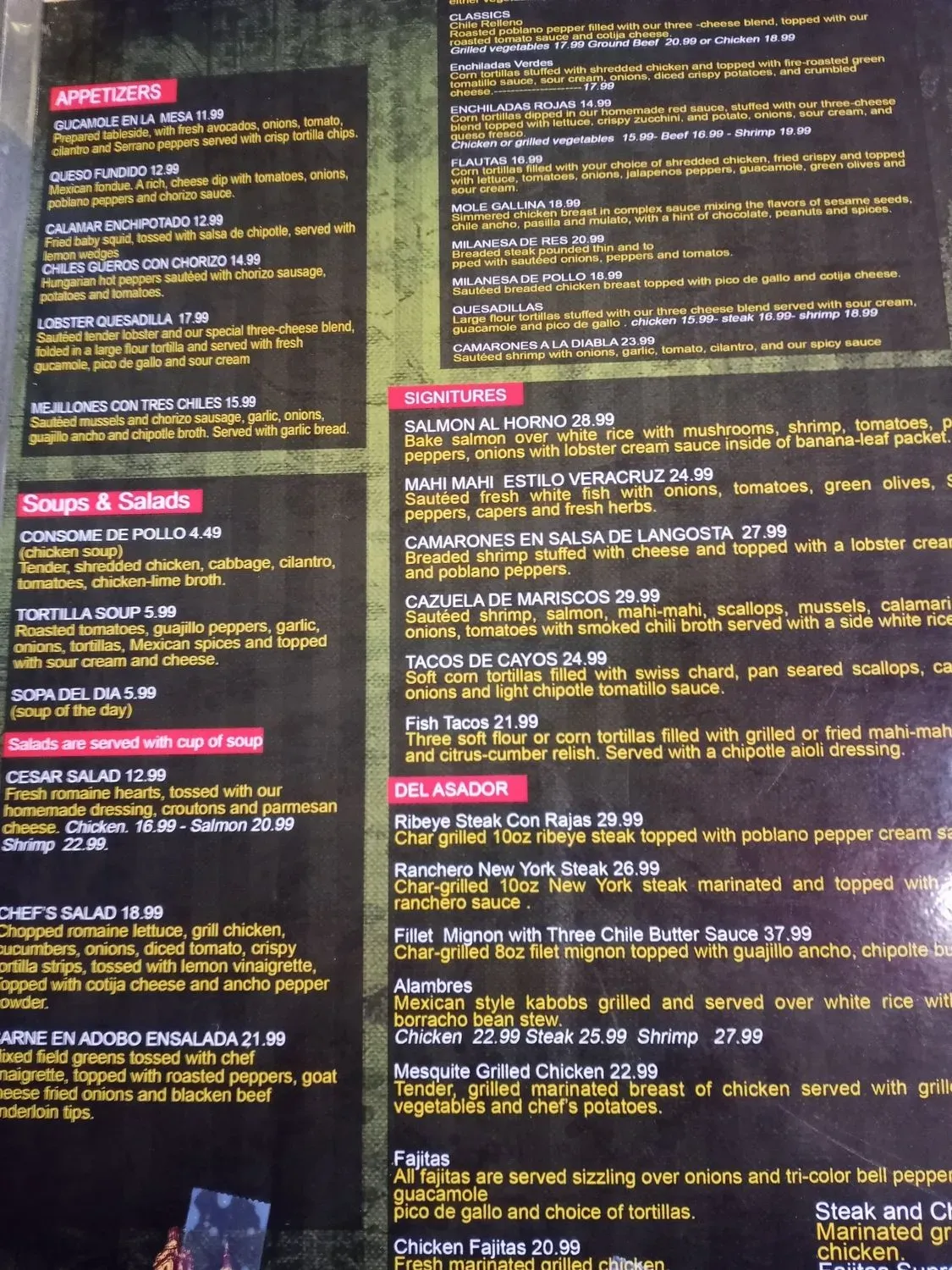 Menu 3