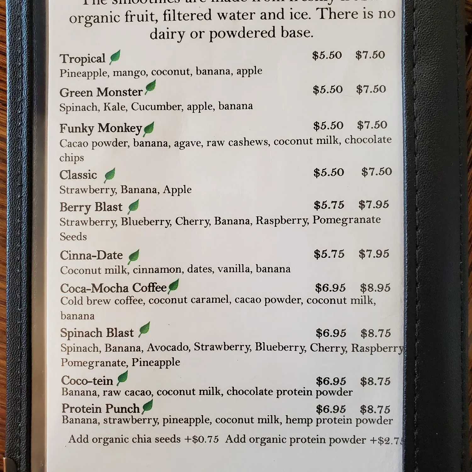 Menu 2