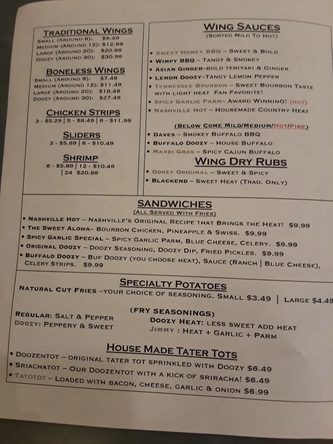 Menu 2