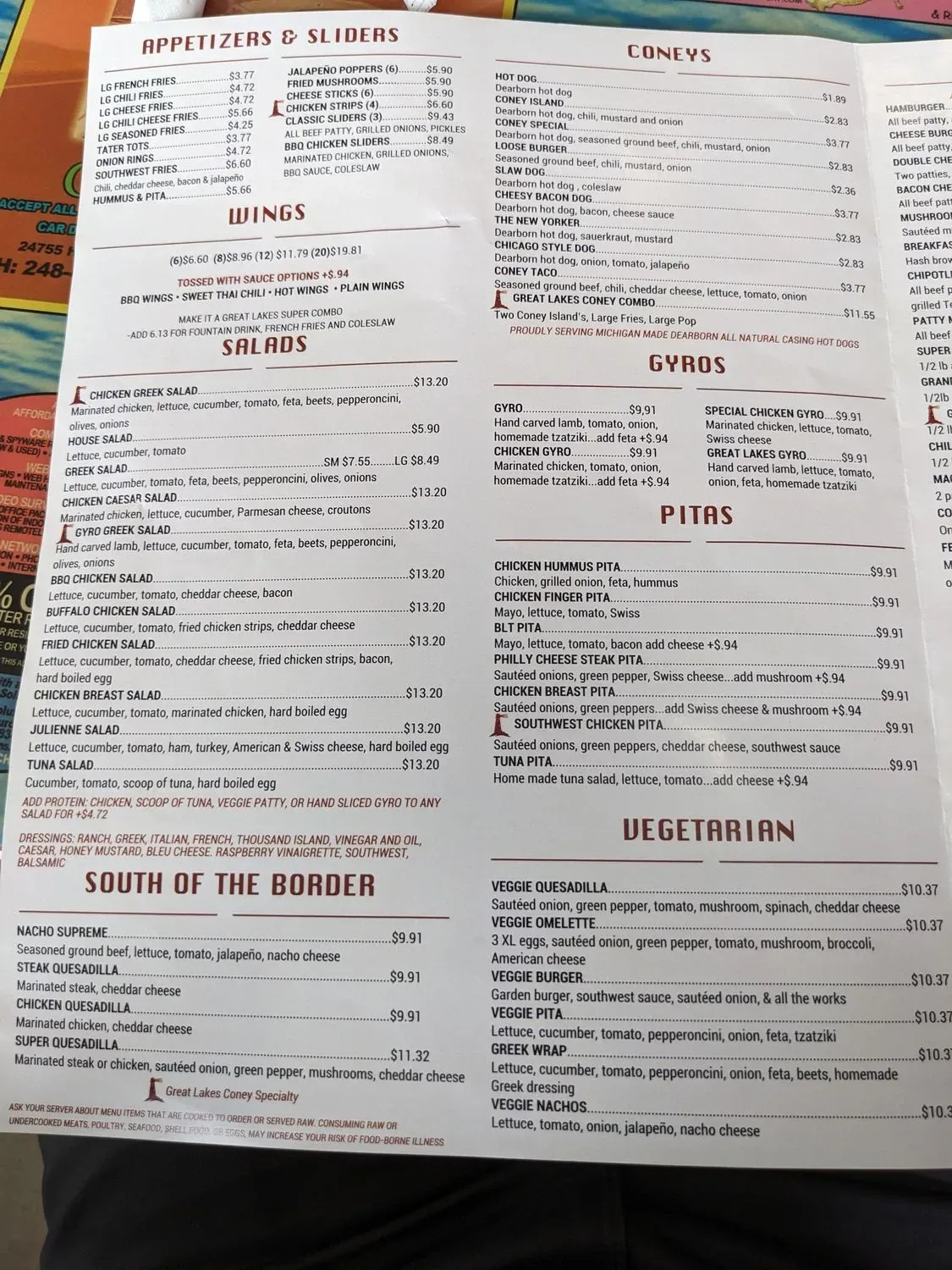 Menu 3