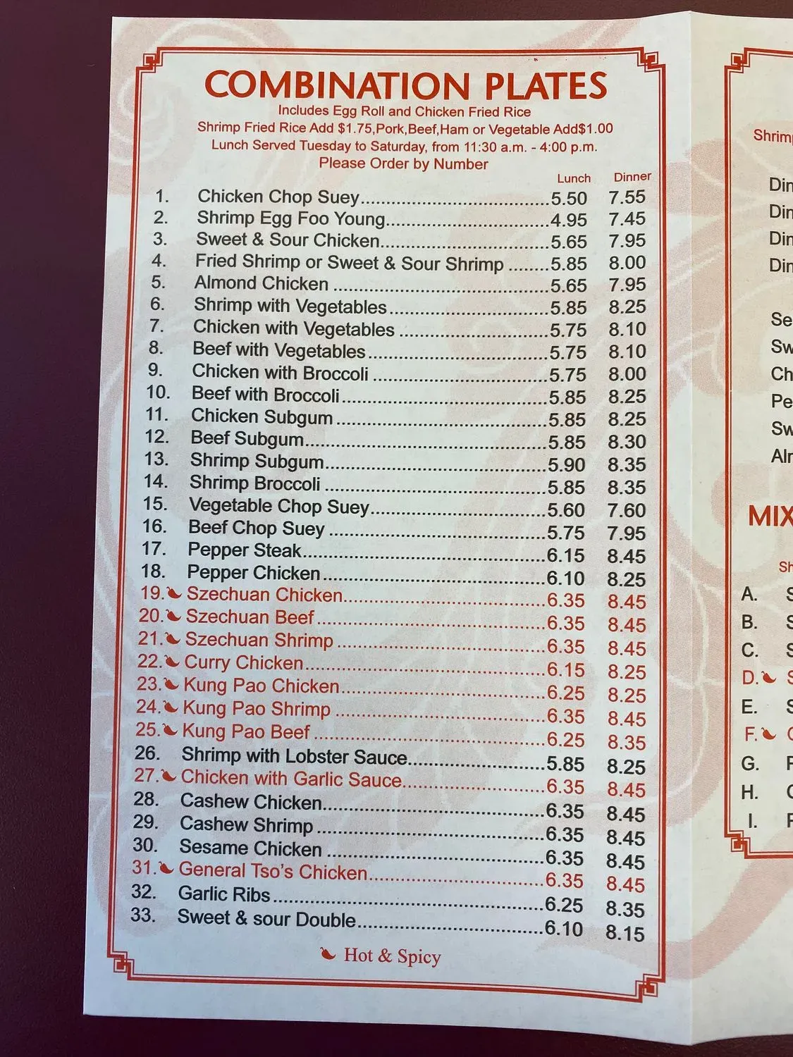 Menu 4