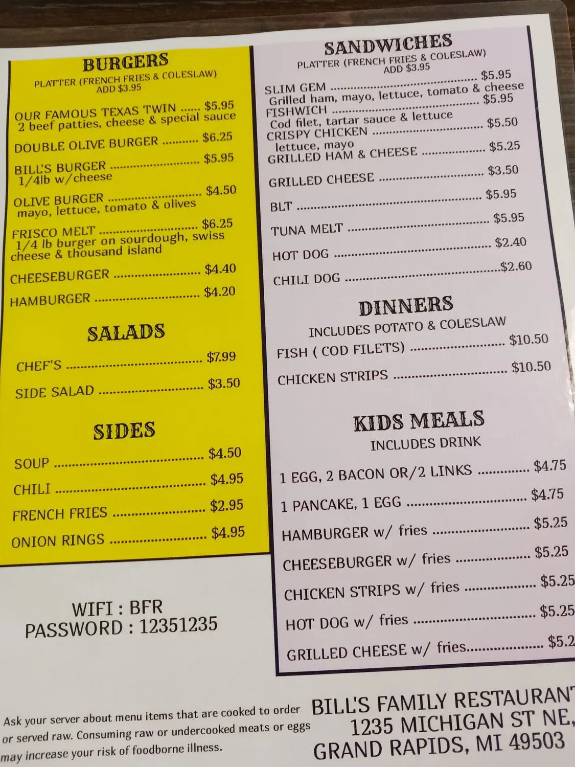 Menu 3