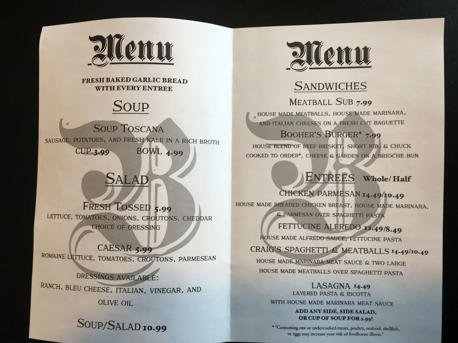 Menu 6