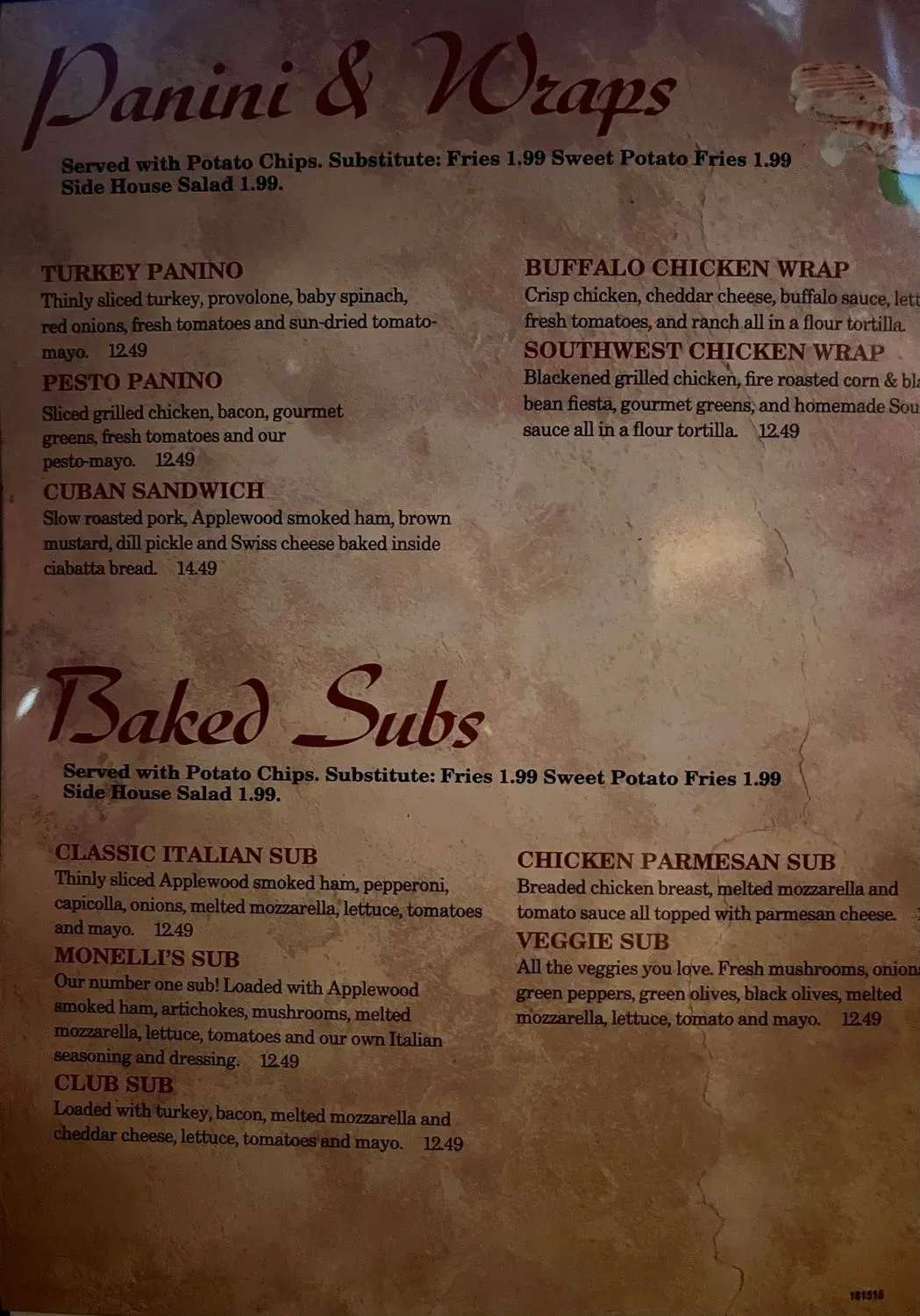 Menu 4