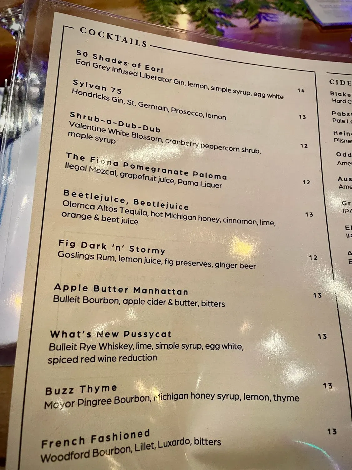 Menu 4