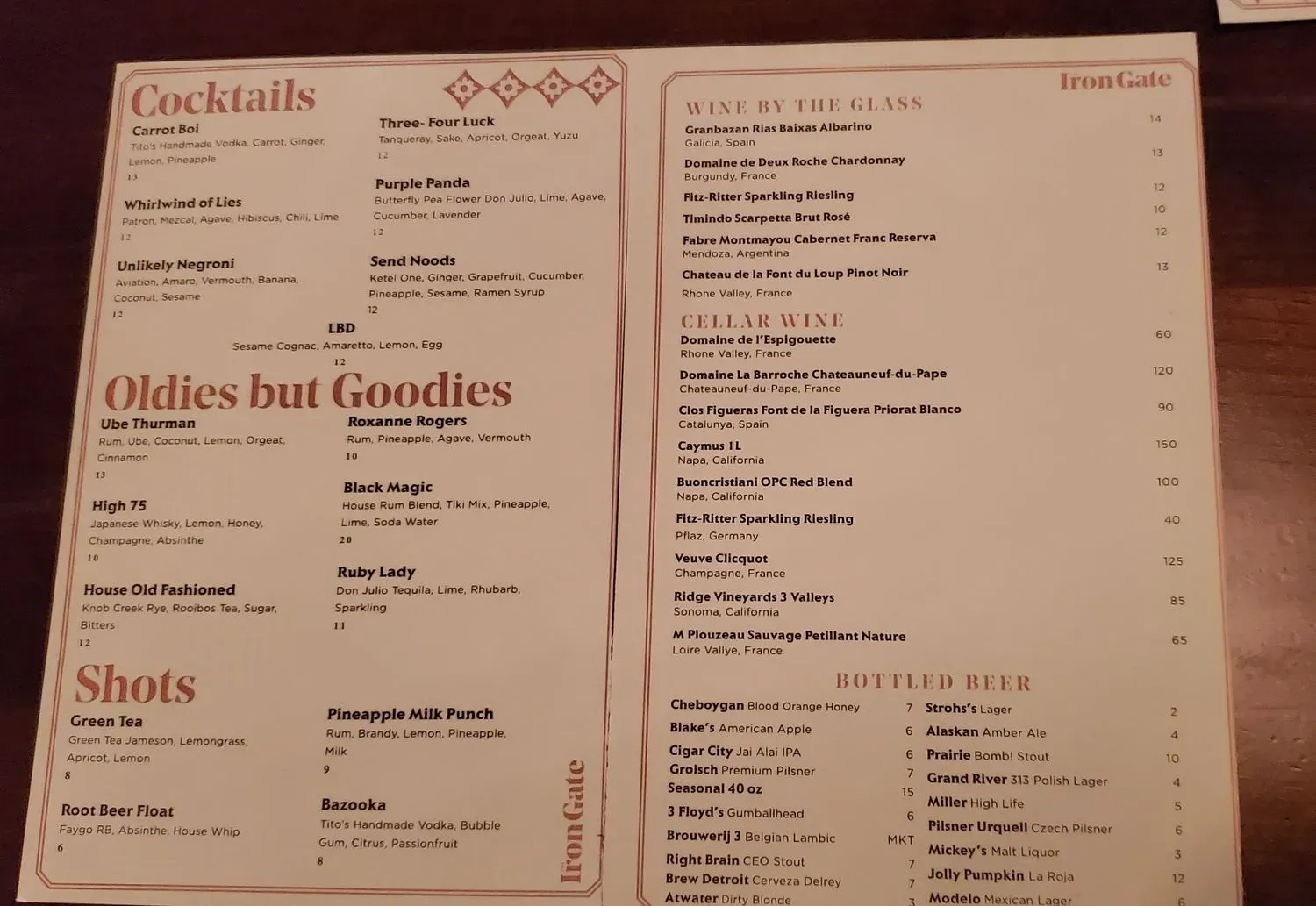 Menu 6