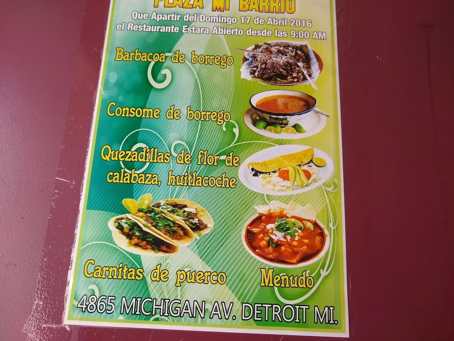 Menu 4