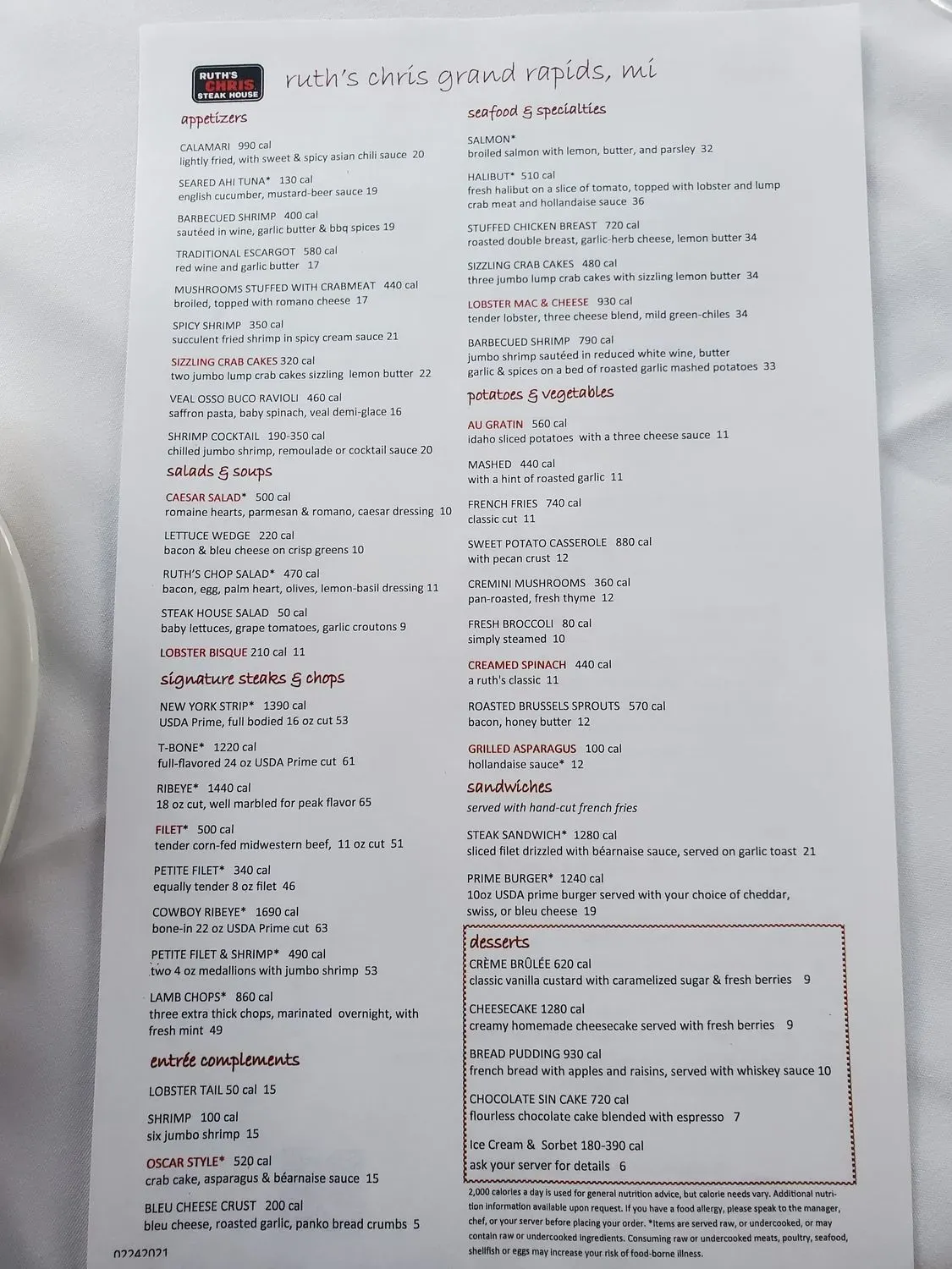 Menu 4