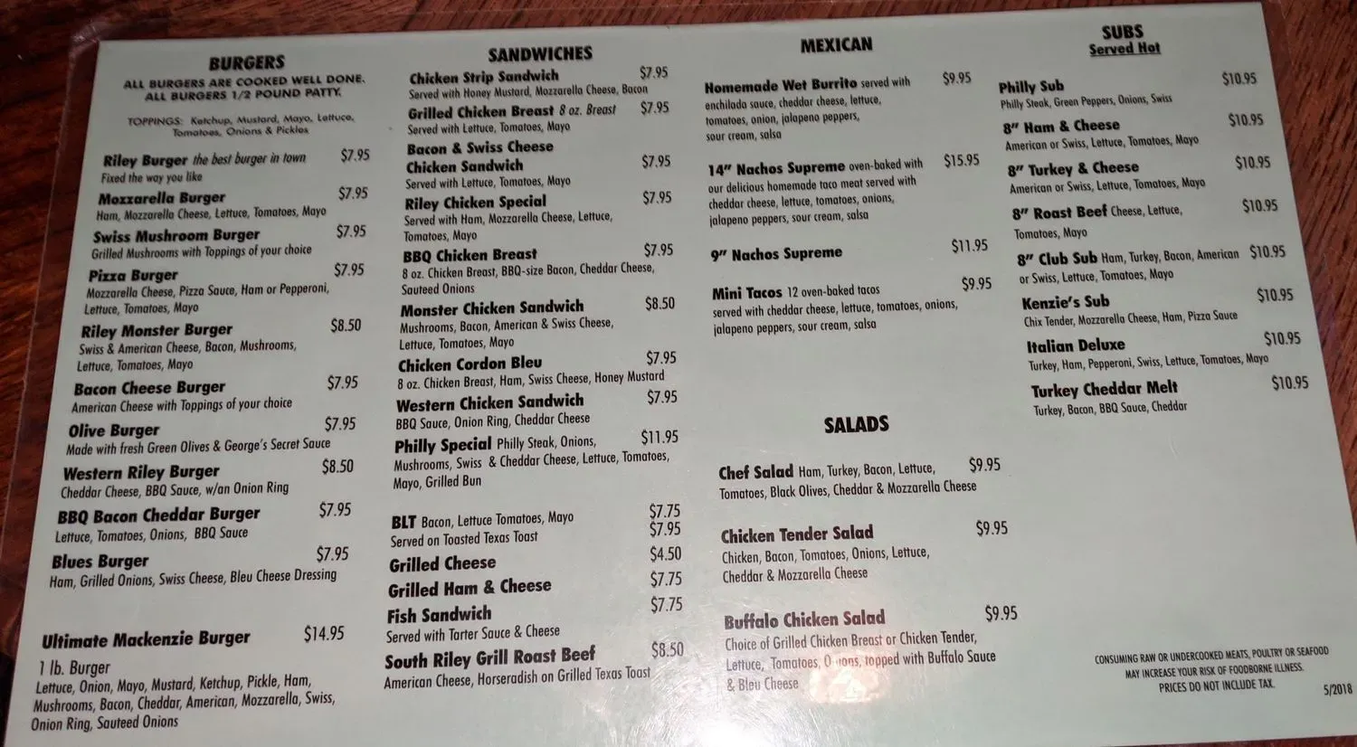 Menu 3