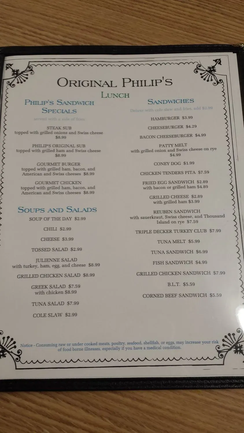 Menu 4