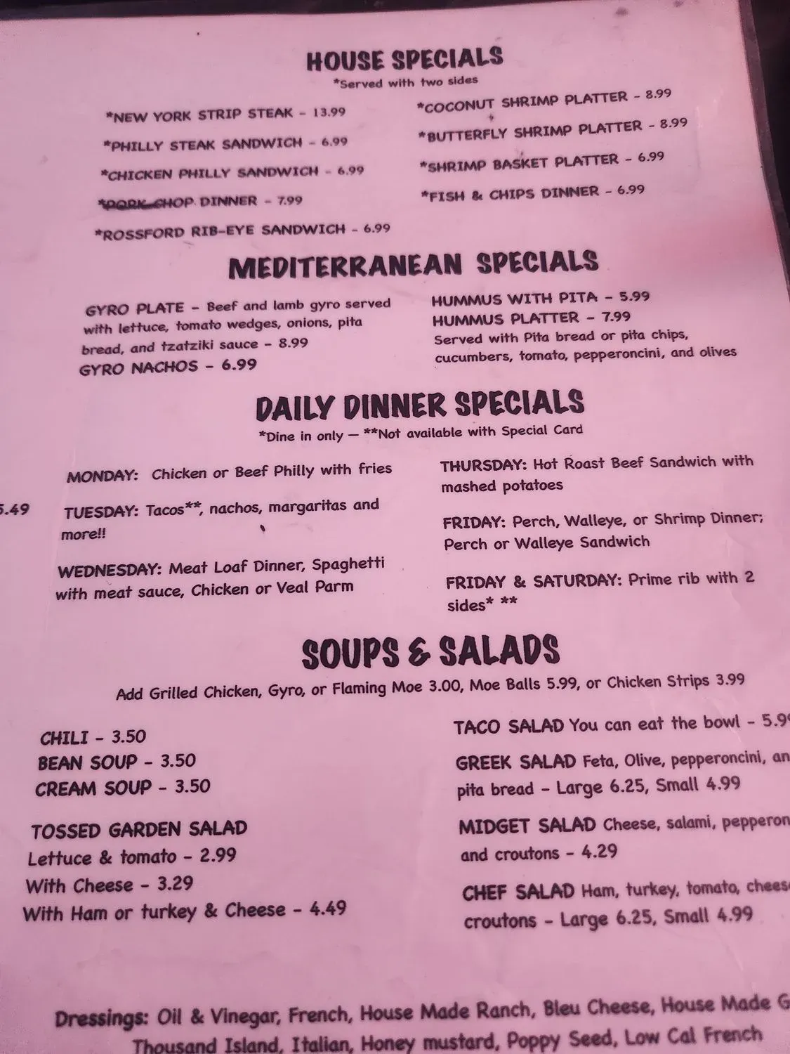 Menu 2